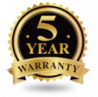 5 Year Warranty
